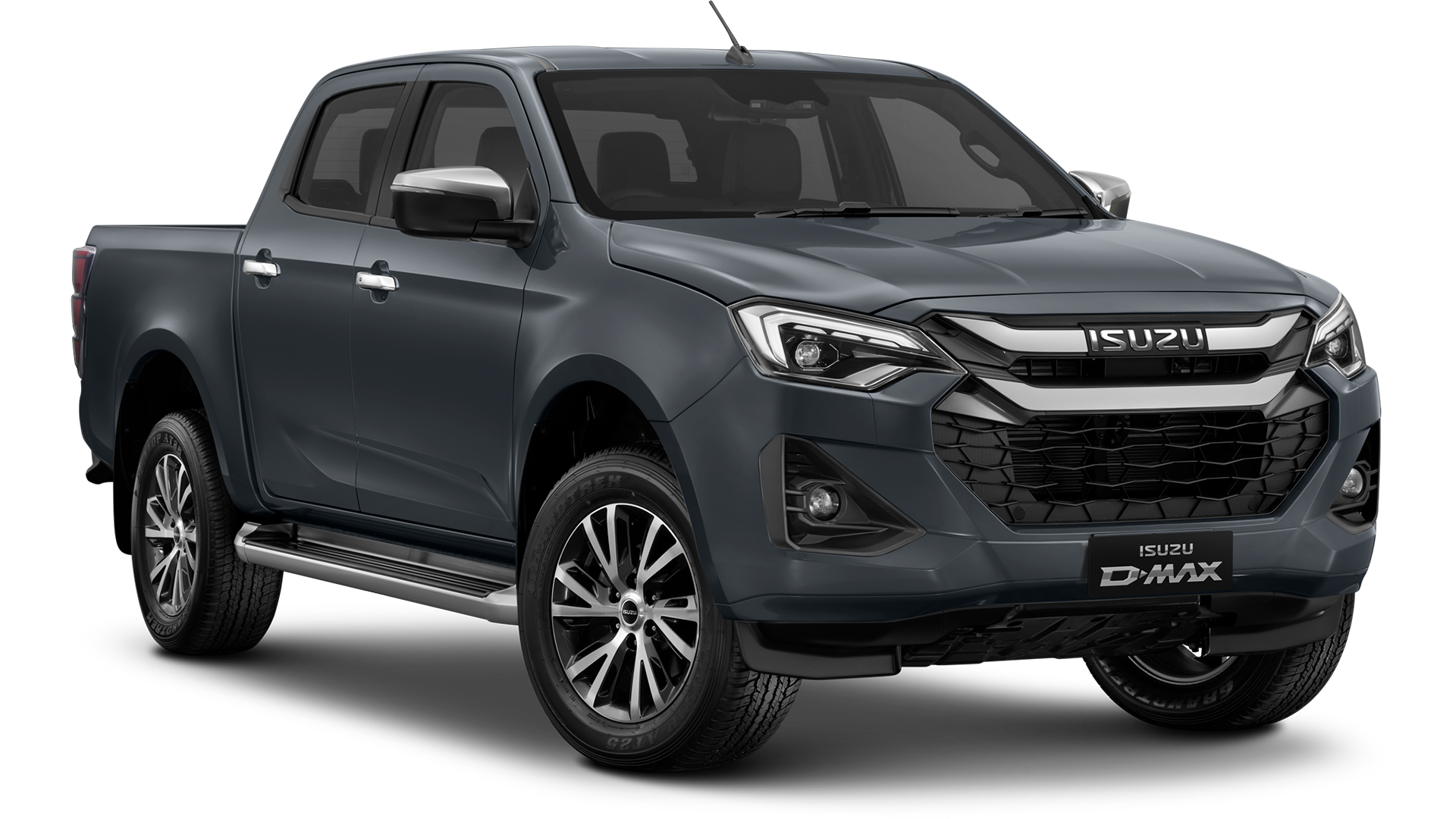 Isuzu-24MY-DL40-Double-Cab-Obsidian-Grey–front-3-4-Studio-Shot_MY24-DL40_Front_Obsidian-Gray-Mica_6645