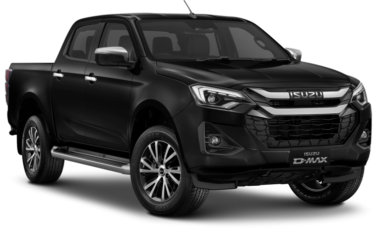 Isuzu-24MY-DL40-Double-Cab-Onyx-Black-front-3-4-Studio-Shot_MY24-DL40_Front_Onyx-Black-Mica_6646