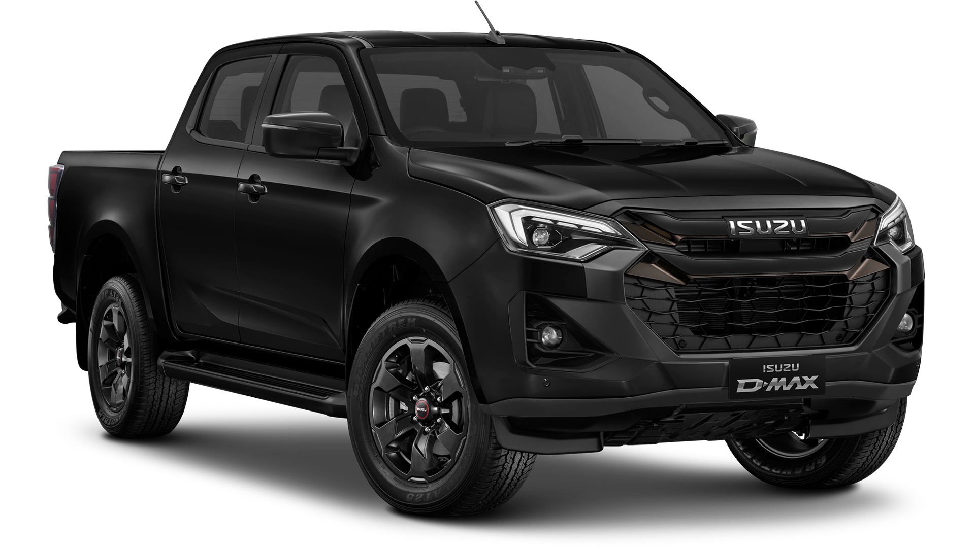 Isuzu-24MY-V-Cross-Double-Cab-Onyx-Black-front-3-4-Shot_MY24-V-Cross_Front_Onyx-Black-Mica_6623